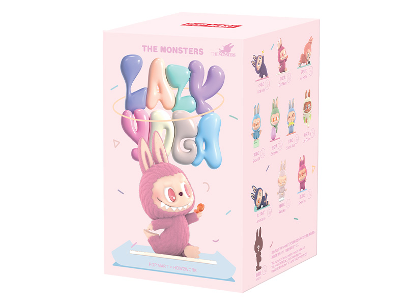 POPMART THE MONSTERS Lazy Yoga シリーズ Box with 10 pieces