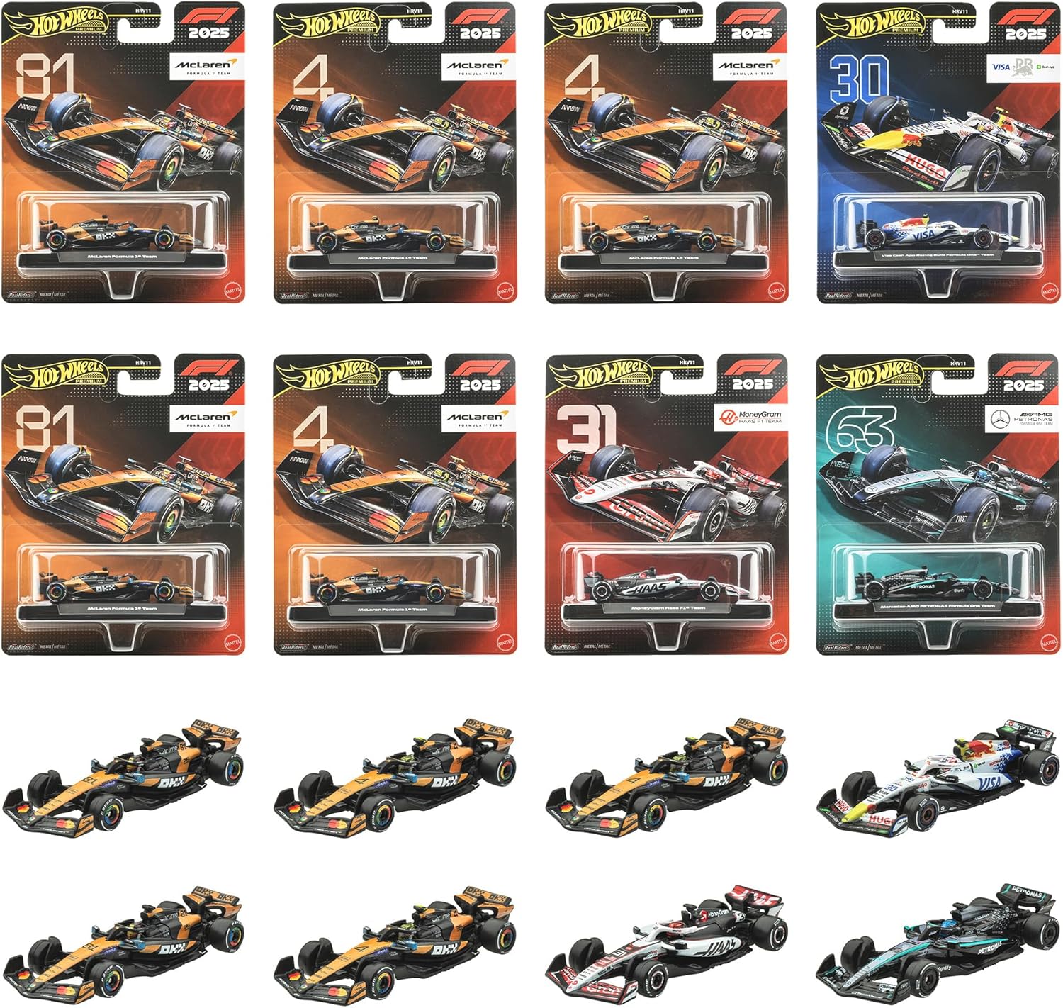 HRV11-986J Hot Wheels Premium Race Assortment