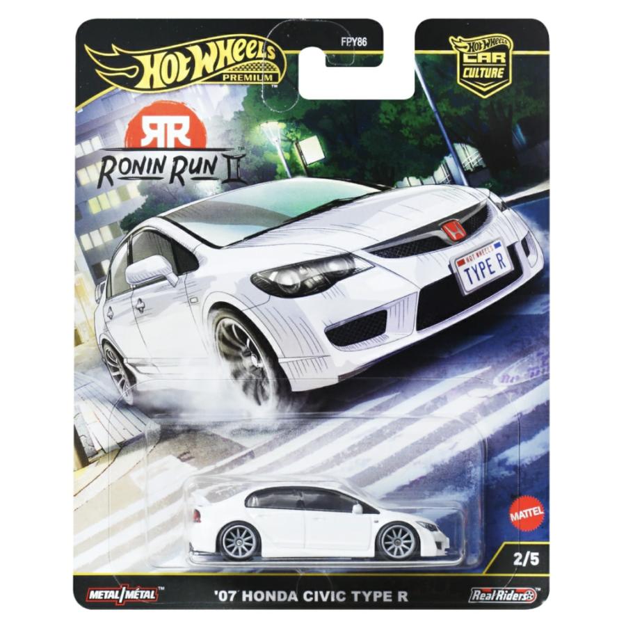 JBK53-9866 Hot Wheels Car Culture Ronin Run II '07 Honda Civic Type R
