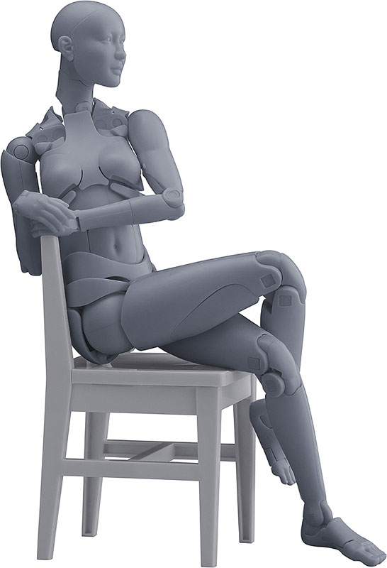 Nishimura Style Drawing Doll Olive Gray