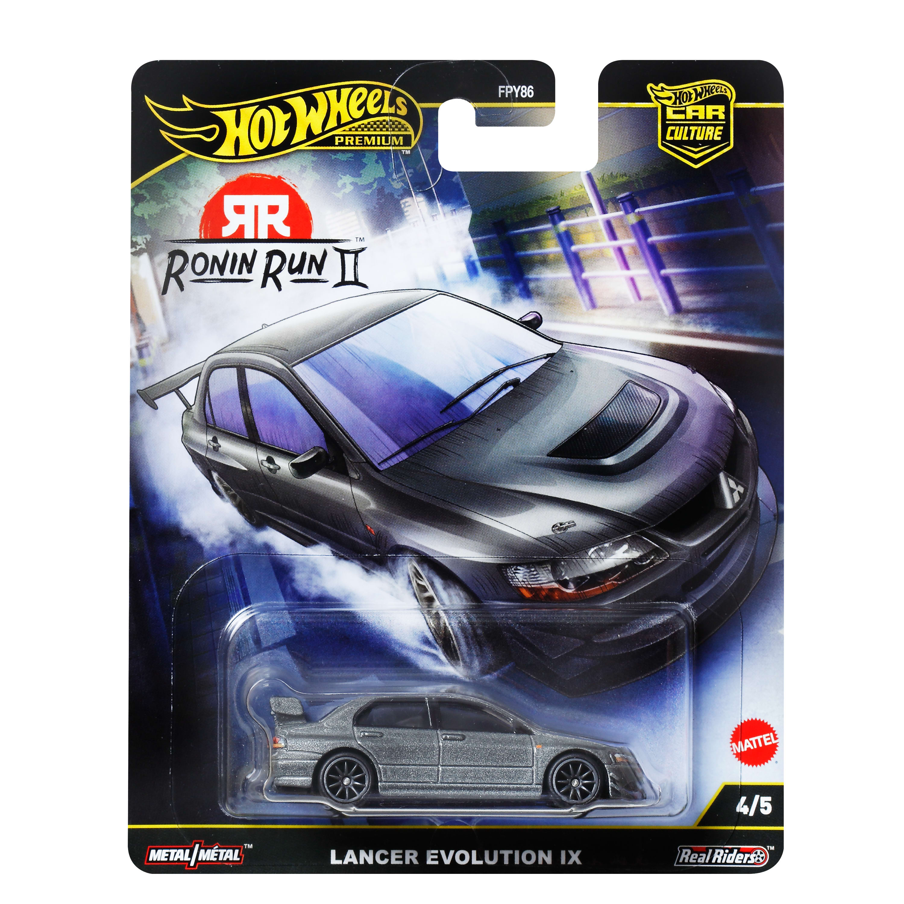 JBK86-9866 Hot Wheels Car Culture Ronin Lancer II Lancer Evolution IX