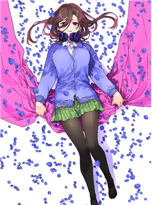 The Quintessential Quintuplets Card Game Sleeve & Card Set Nakano Miku