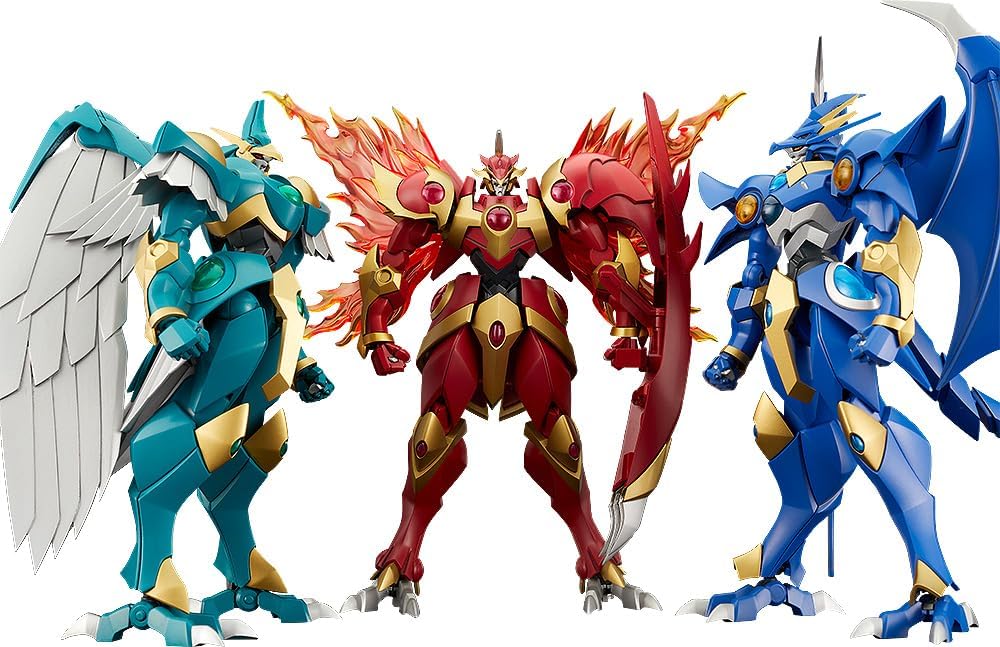 MODEROID Magic Knight Rayearth The Three Mashin Set Plastic Model