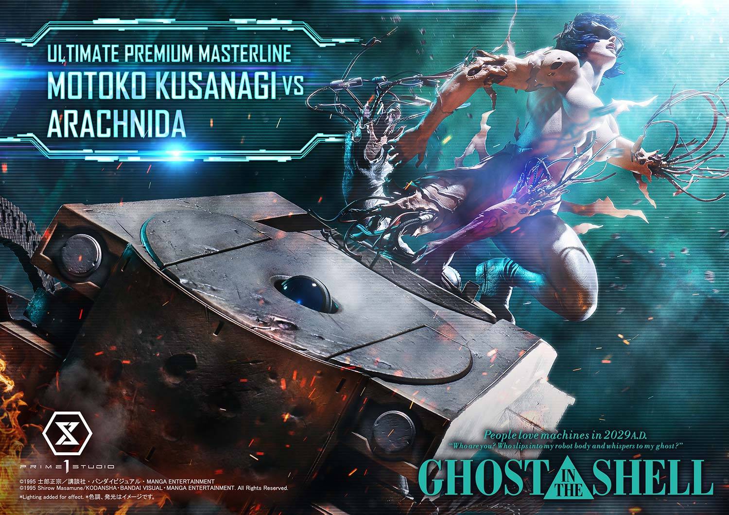 Ultimate Premium Masterline: Ghost in the Shell - Motoko Kusanagi 1/4